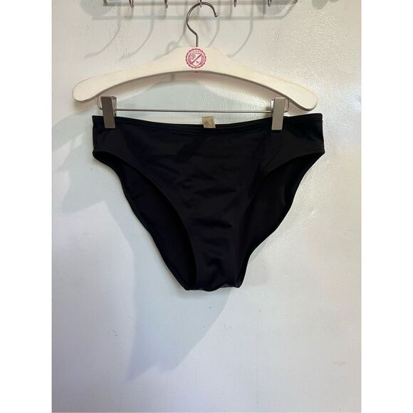 Victoria’s Secret Black Bikini Bottom Woman’s Size Medium - Picture 1 of 9